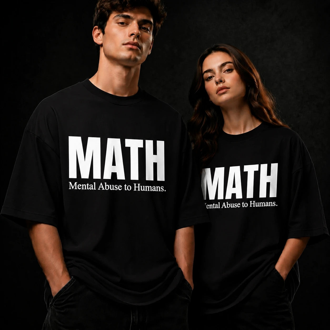 MATH student humour oversized tee – SHYD.pk