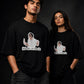 Bilkul No Riks oversized t-shirt print detail – SHYD.pk