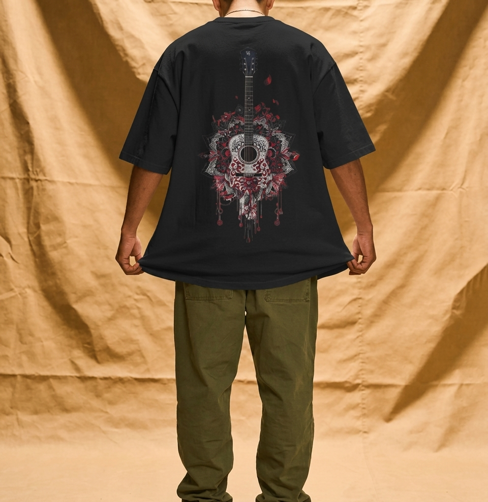 Crimson Bloom Tee