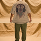 Folk Frequency headphones graphic oversized tee design – SHYD.pk