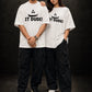 White ث It Dude funny desi oversized t-shirt – SHYD.pk