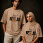 etc. oversized t-shirt on model – SHYD.pk