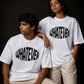 Beige Whatever oversized graphic t-shirt – SHYD.pk